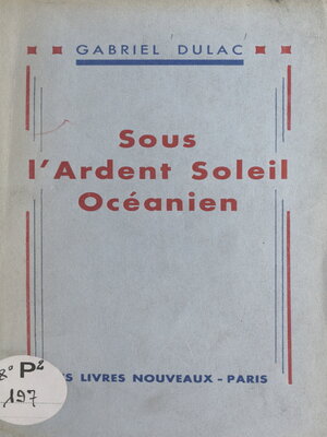 cover image of Sous l'ardent soleil océanien